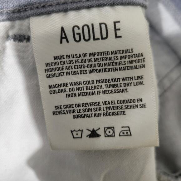Agolde Sophie Jean Grey Light Fame Skinny Slim High Waist Cotton Stretch Size 26 - Picture 9 of 16